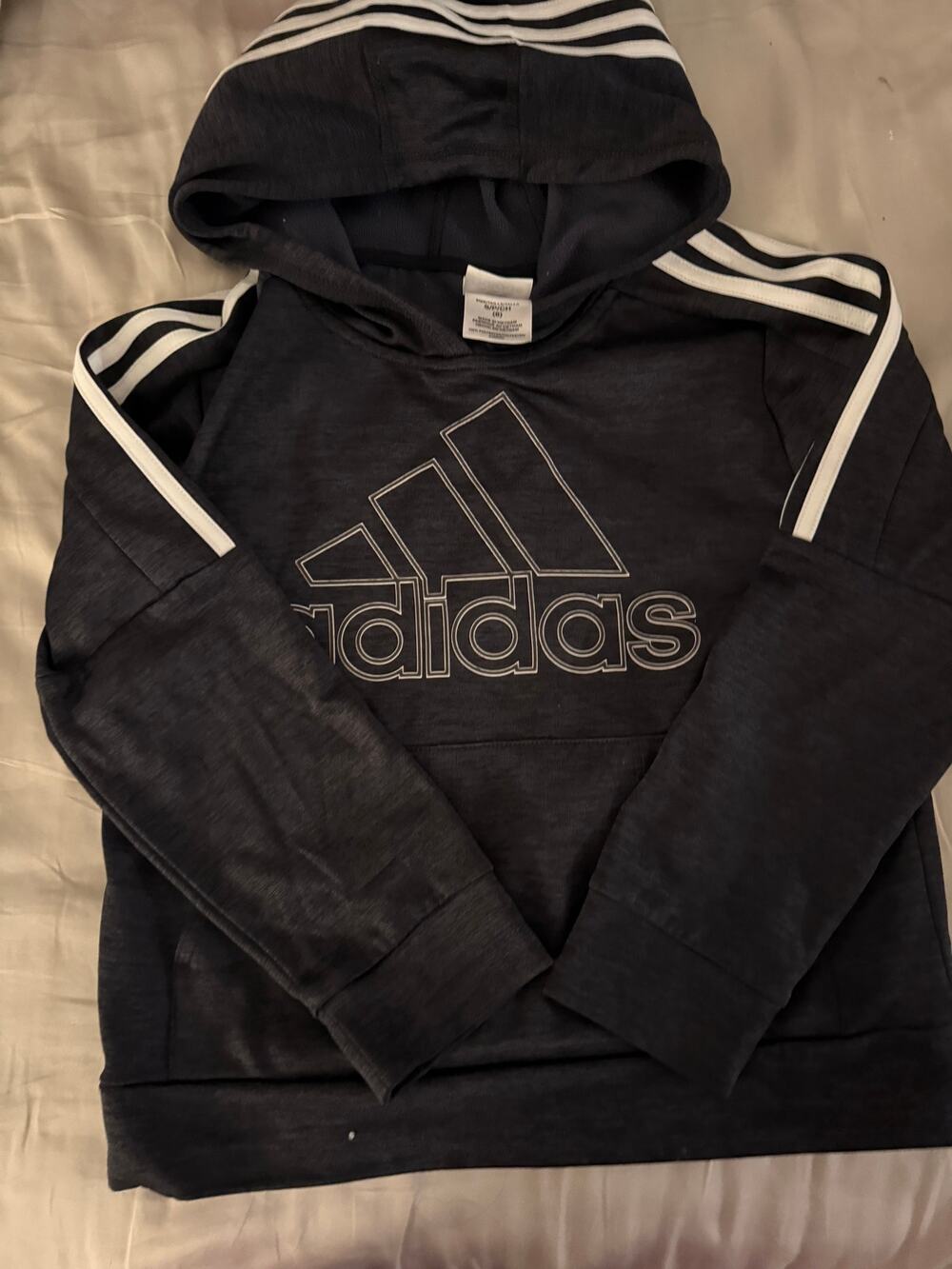 Adidas black hoodie size 8